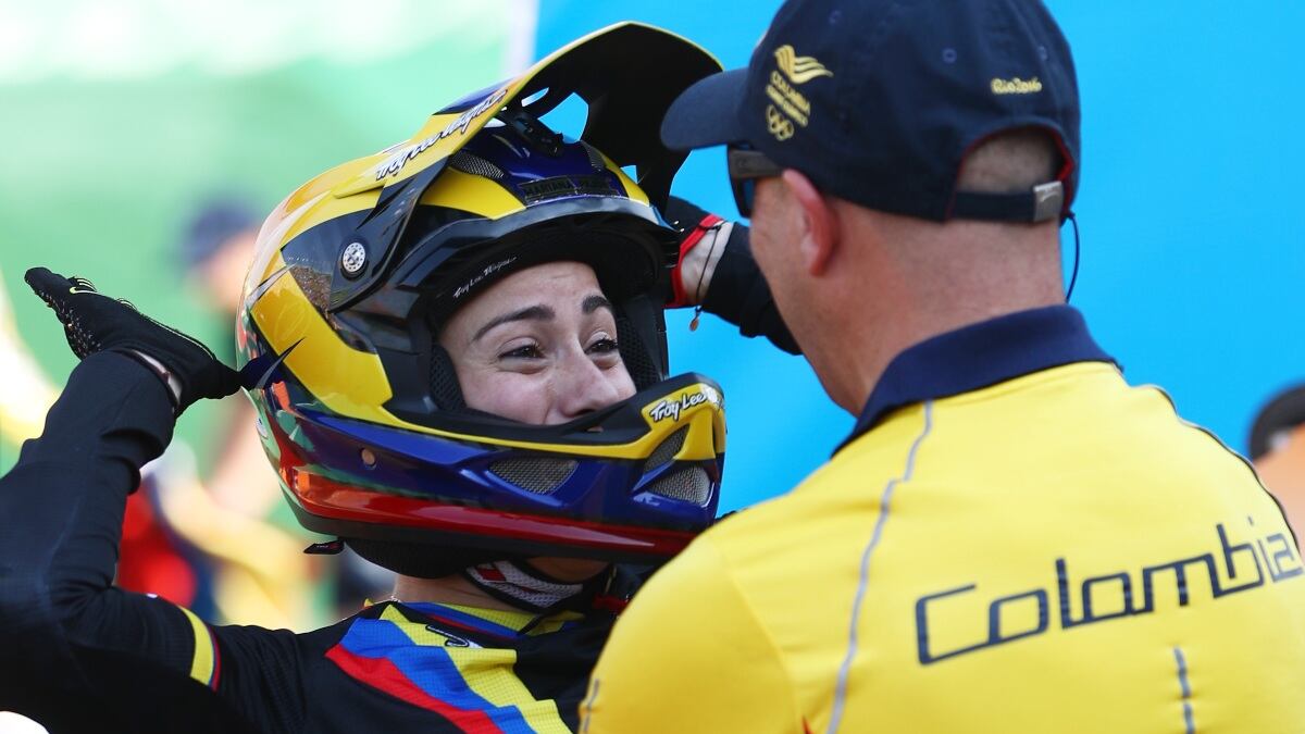 Mariana Pajón conmovió con sentido mensaje de despedida a Germán Medina