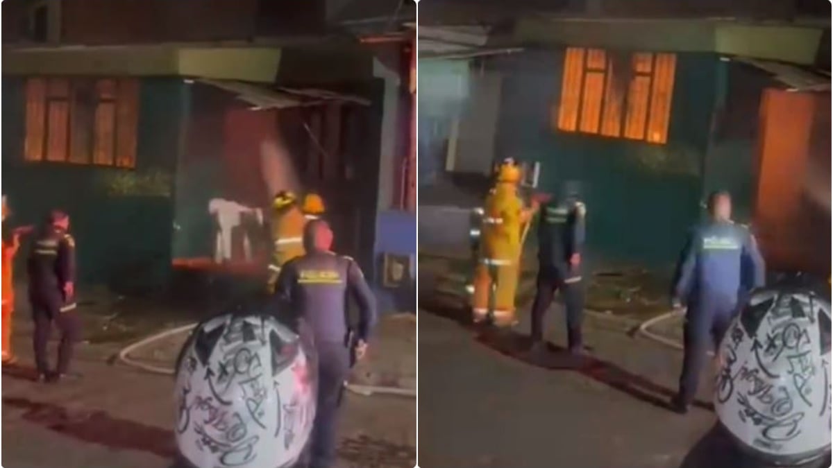 Hombre incendió su vivienda, con él adentro, y se negaba a ser rescatado