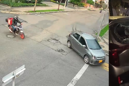 Repartidores enfurecidos persiguieron a conductor por reclamo y le dañaron el carro