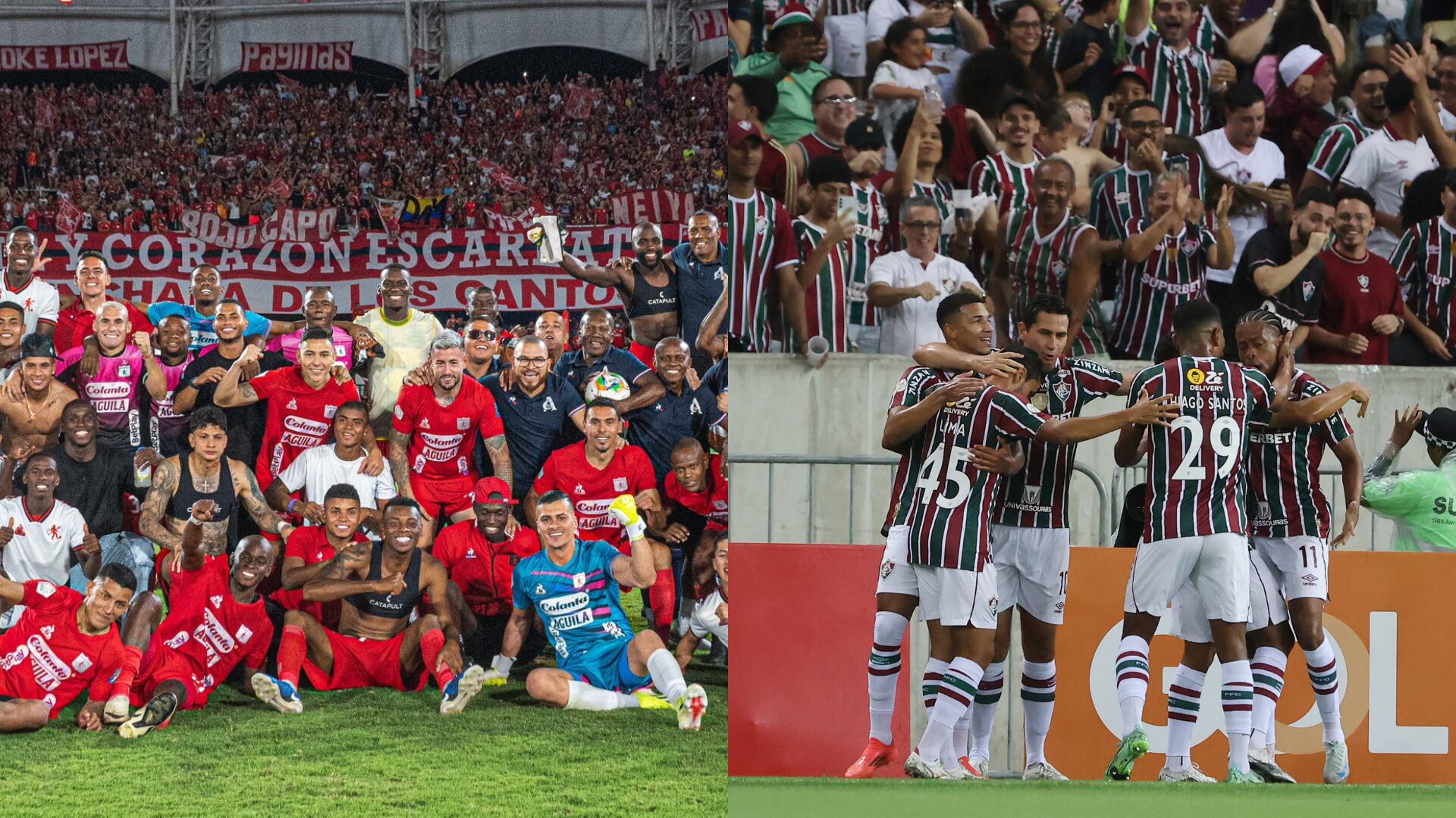 América y Fluminense - Fotos: Redes sociales del club y Getty