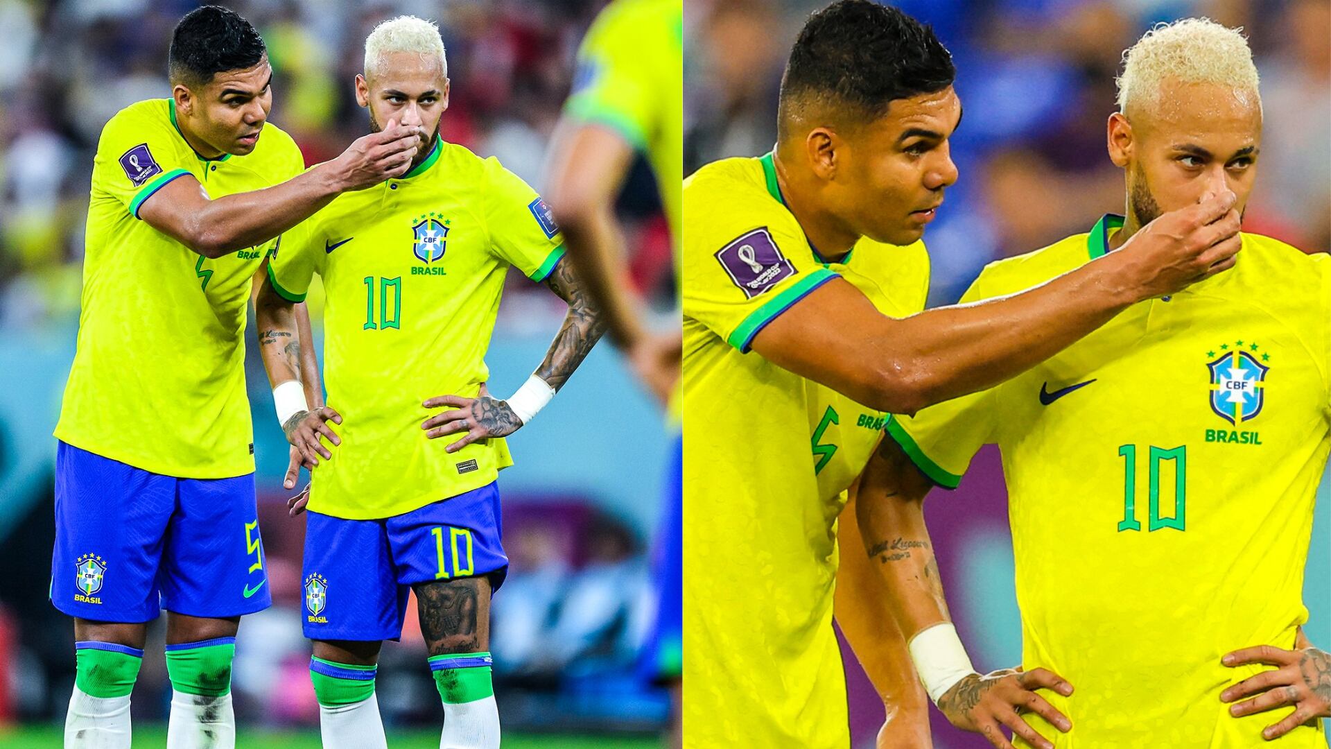 Casemiro y sus curiosas imágenes con Neymar.