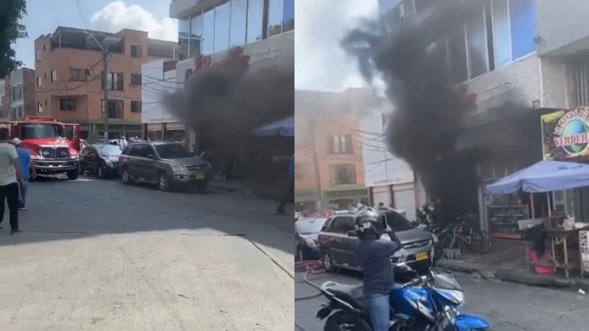 Se presentó un incendio estructural en local de carnes congeladas en Alameda, Cali