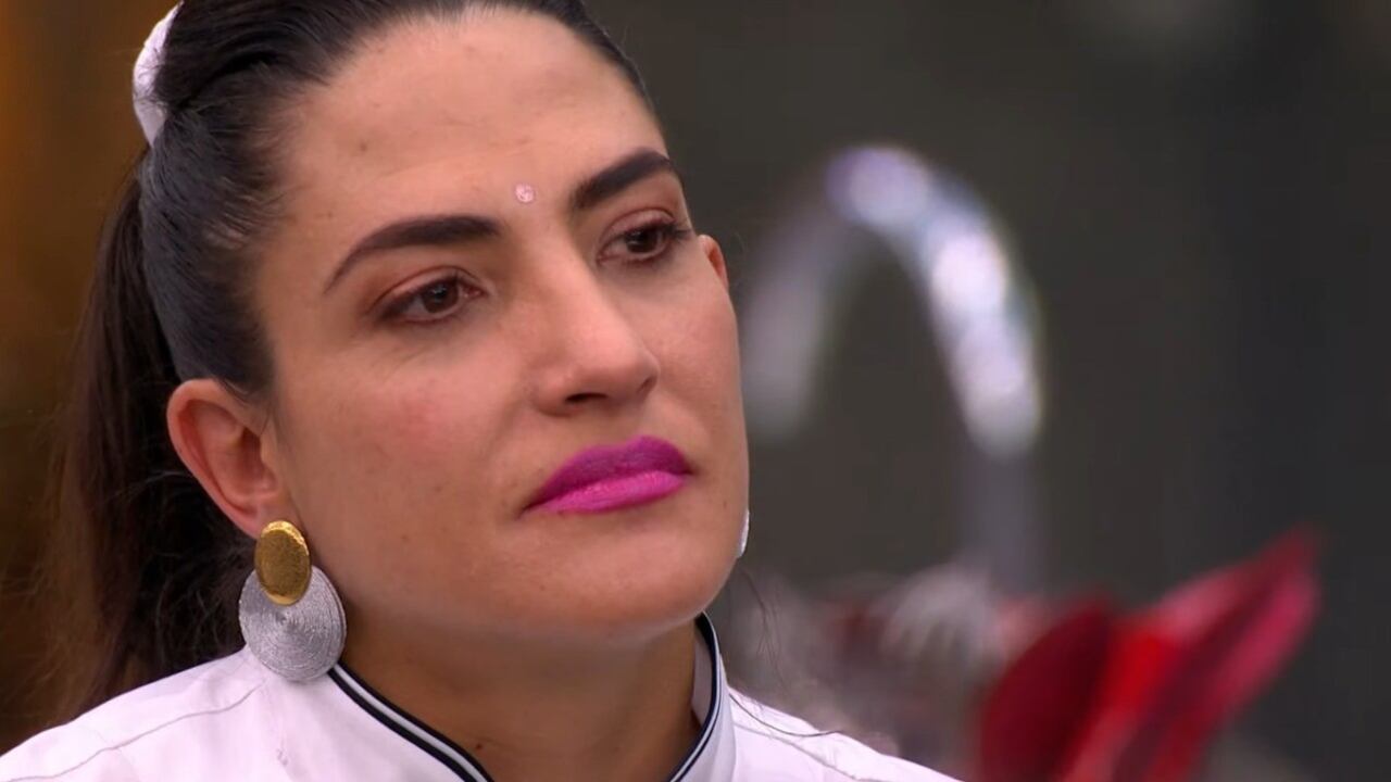 La actriz Carolina Cuervo criticó la decisión de los chefs sobre el plato que presentó en el duelo contra Martina.
