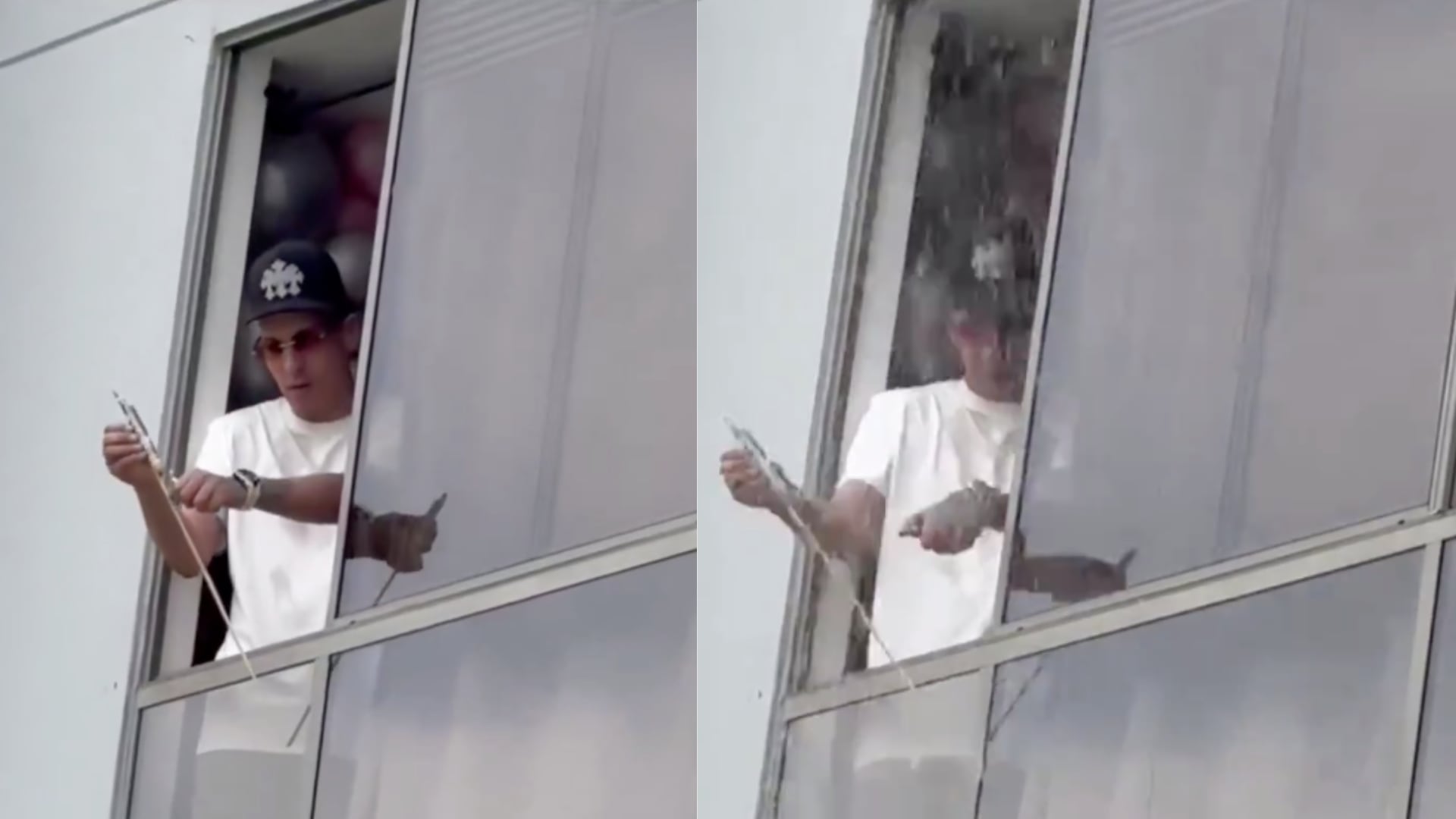 Baldado de agua a vecino que tiraba pólvora.