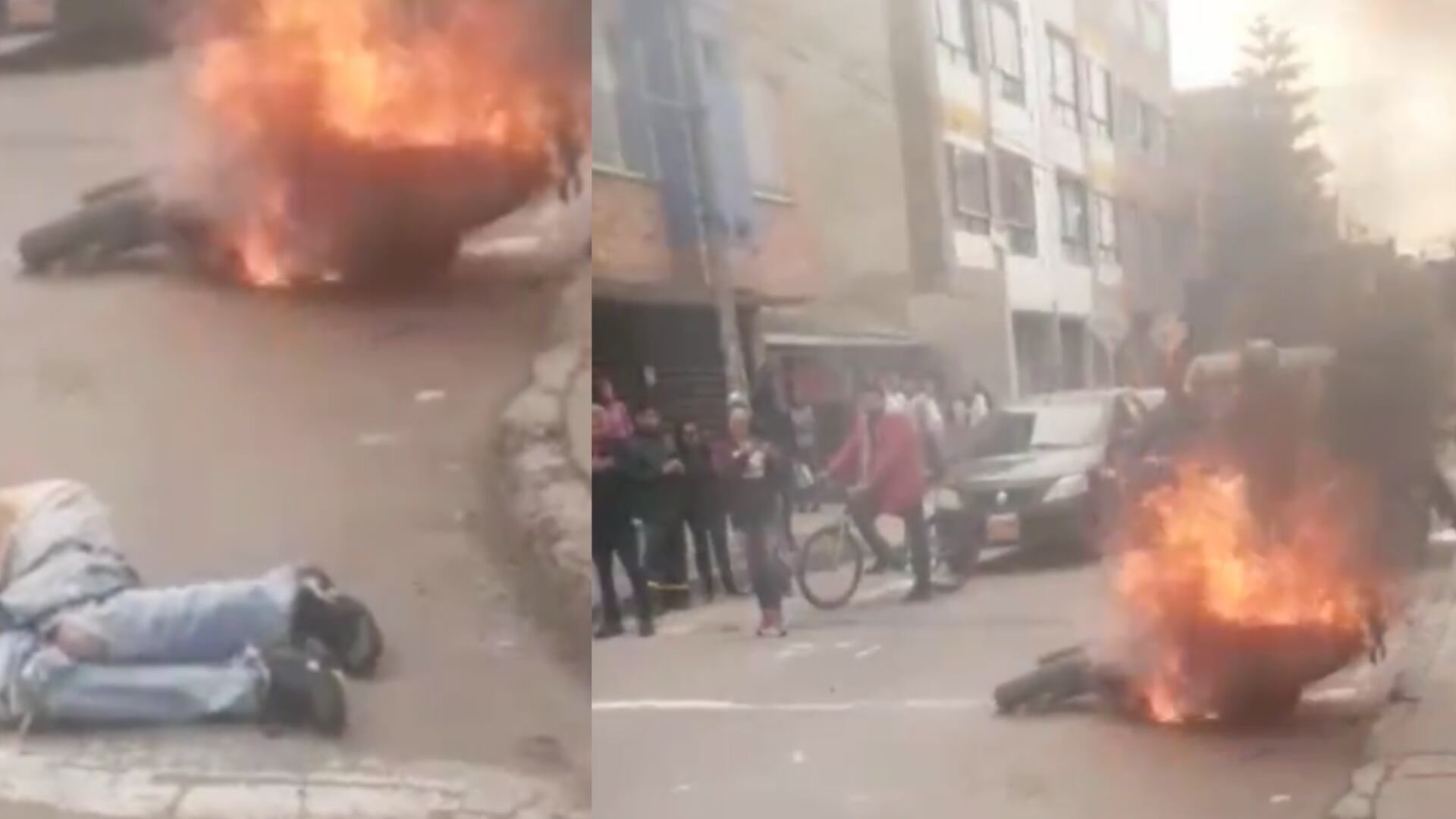 Presunto ladrón fue golpeado en una vía pública.