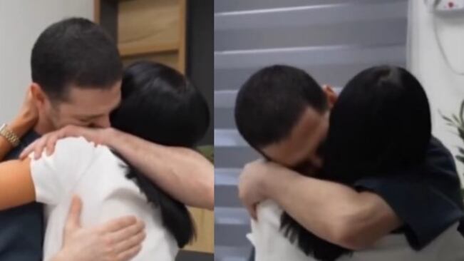 Foto del reencuentro y liberación del ciudadano colombo israelí Elkana Bohbot.