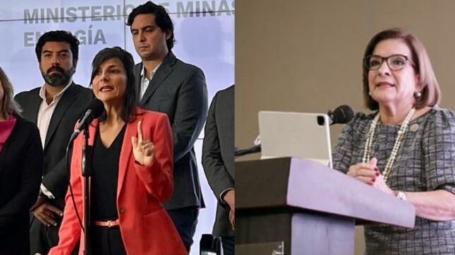 La ministra de Minas Irene Vélez y la Procuradora Margarita Cabello.
