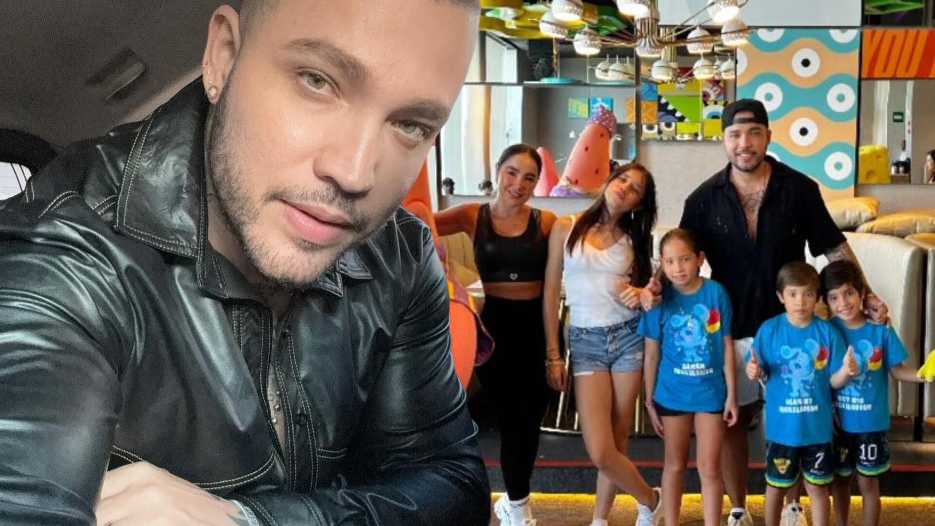 Jessi Uribe está muy feliz compartiendo con sus hijos y Paola Jara en Cancún