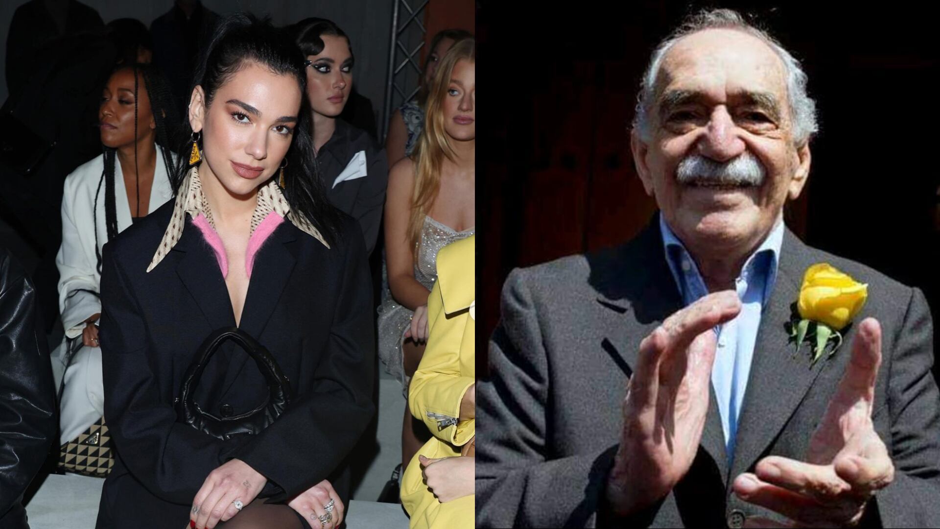 Dua Lipa leyendo libro de Cien Años de Soledad de Gabriel García Márquez