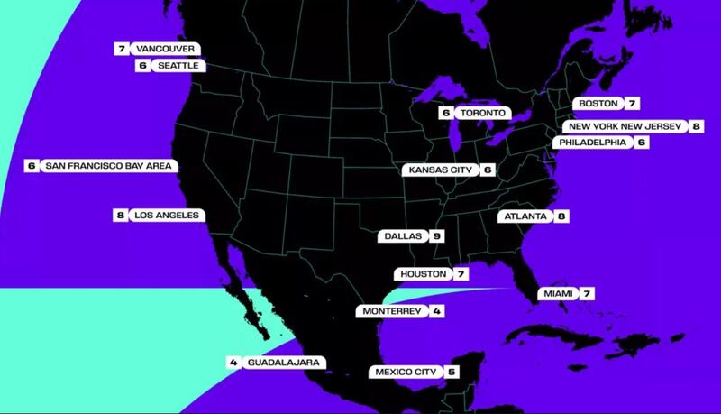 Calendario y fixture completos del Mundial de Fútbol de 2026