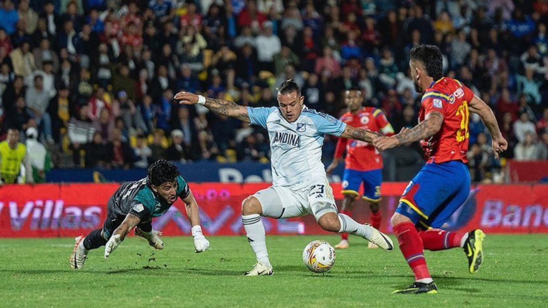 ¿Los goles de Millonarios en el triunfo contra Pasto fueron en fuera de lugar? Como se jugó sin VAR