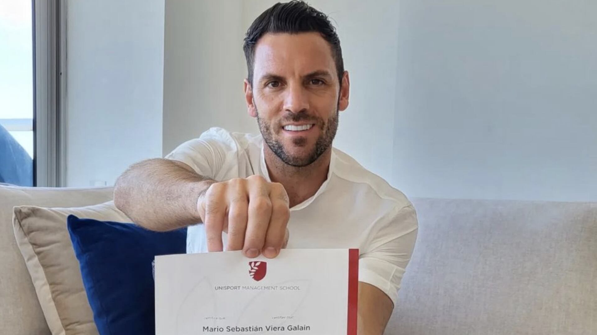 Sebastián Viera cumplió otro de sus sueños