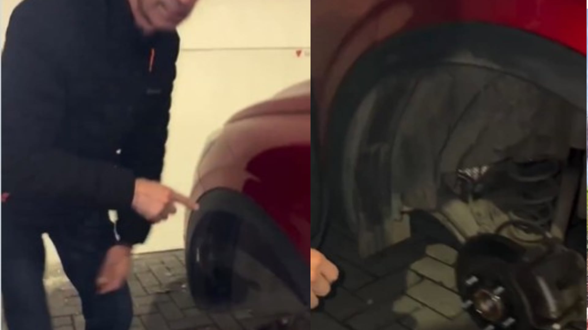 Robo de llantas en Bogotá