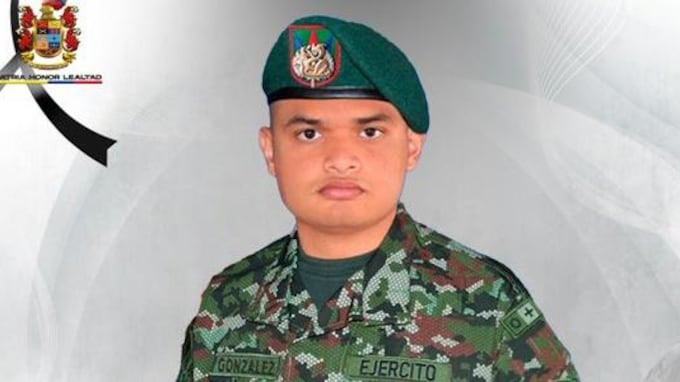 Foto del soldado muerto en ataque contra el ELN en Catatumbo.