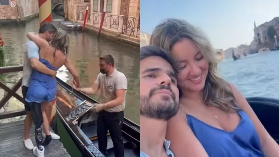 La bella Daniella Álvarez confesó que montarse en una góndola y pasear por Venecia no fue una tarea fácil dada su dificultad.