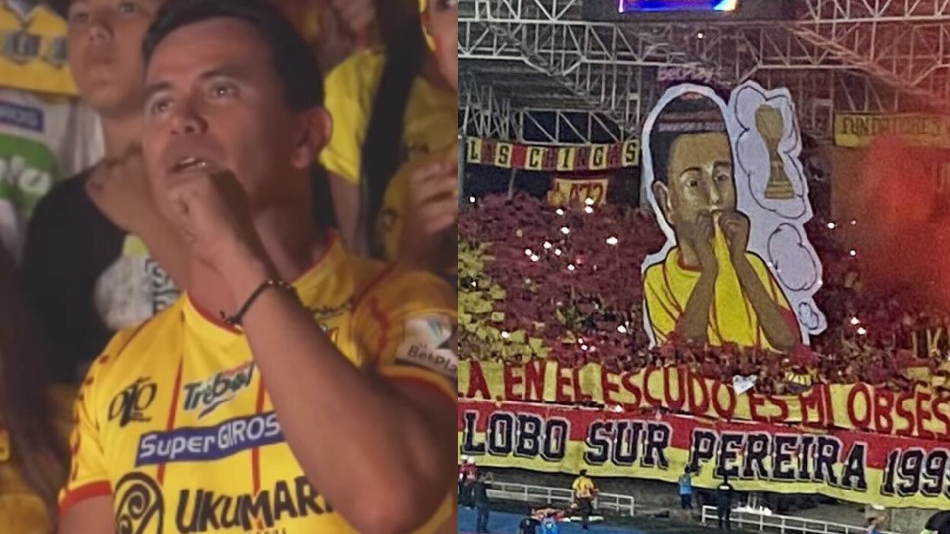 Hinchas del Pereira en contra de Jhonny Rivera por no ir al estadio