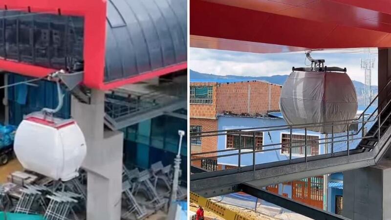 Iniciaron pruebas preliminares de las cabinas del TransMiCable de San Cristobal: el proyecto está al 83,65%