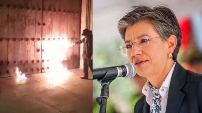 Claudia López critica vandalismo en marcha pro-aborto