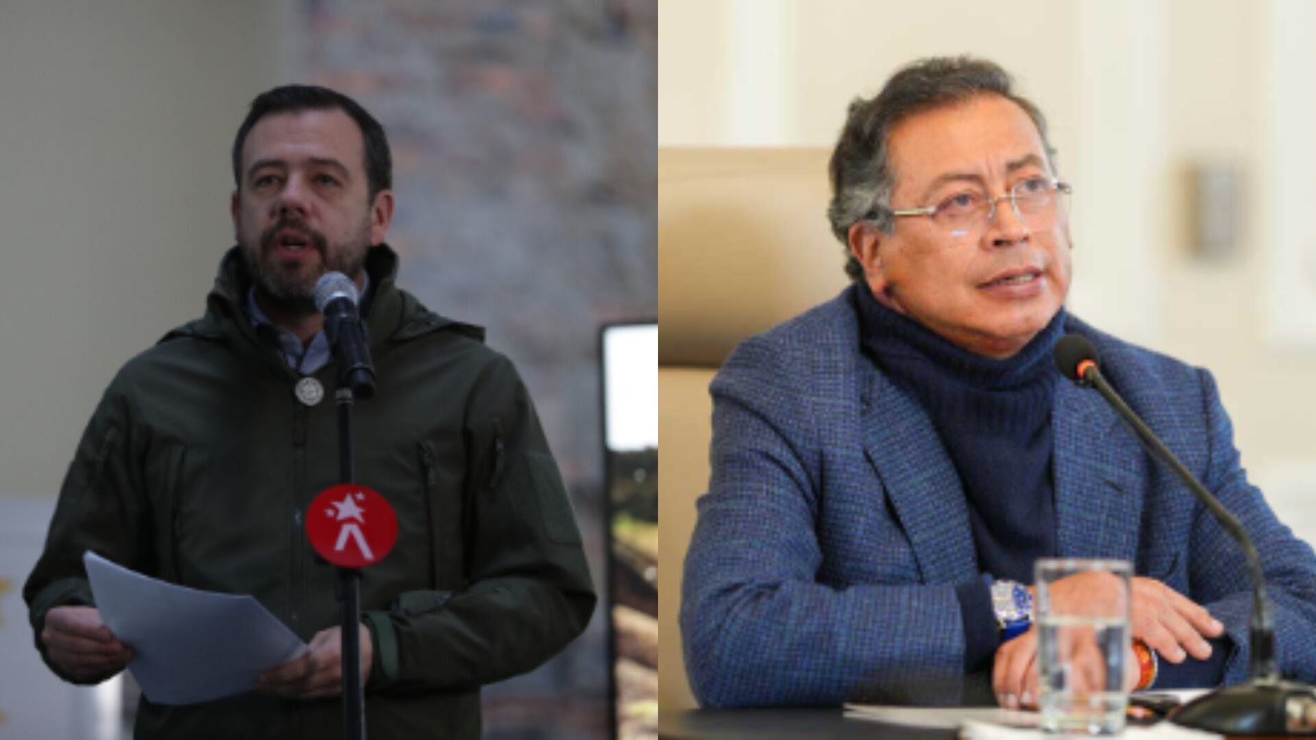 Carlos Fernando Galán y Gustavo Petro.