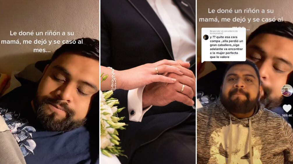 al mes la novia lo cambió por otro