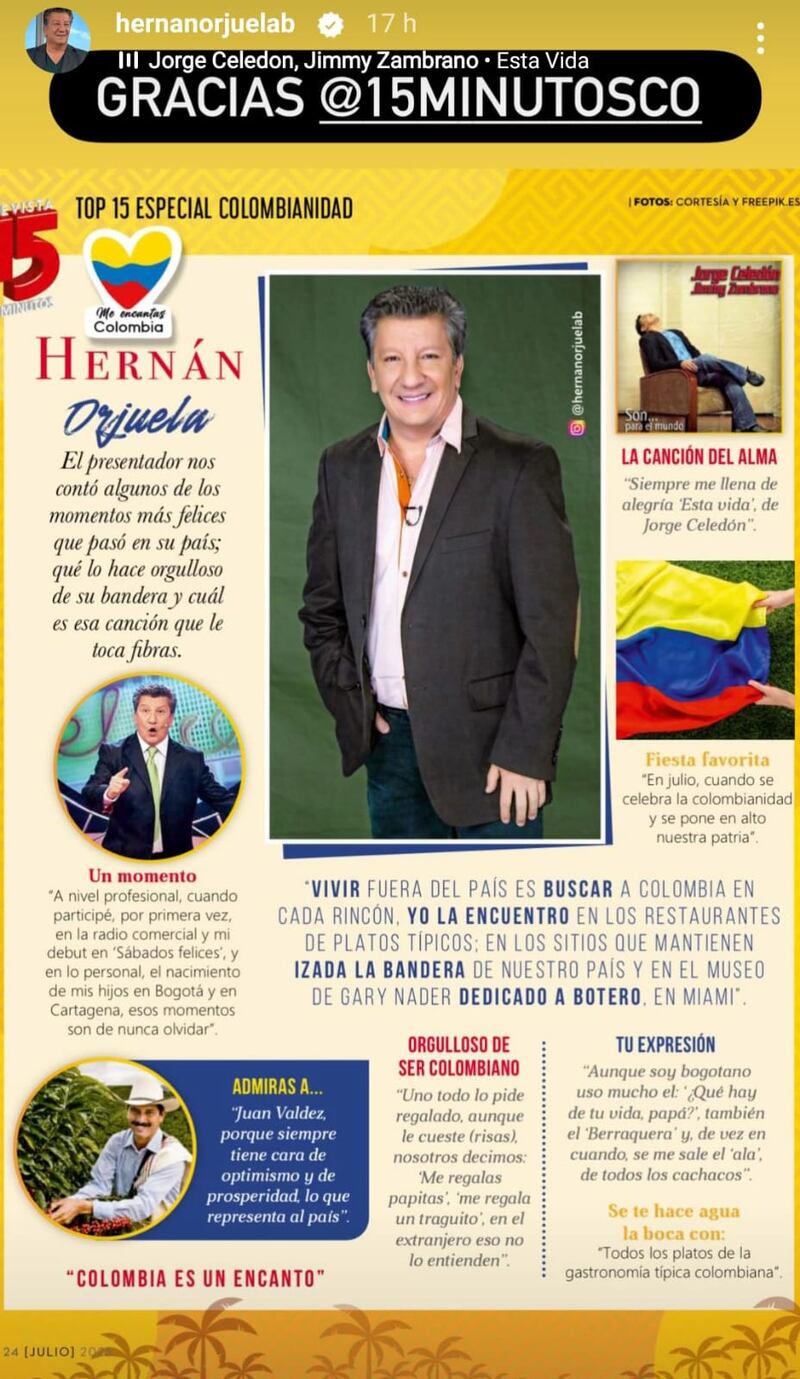 Hernán Orjuela chicaneó su aparición en reconocido medio colombiano; no es Caracol