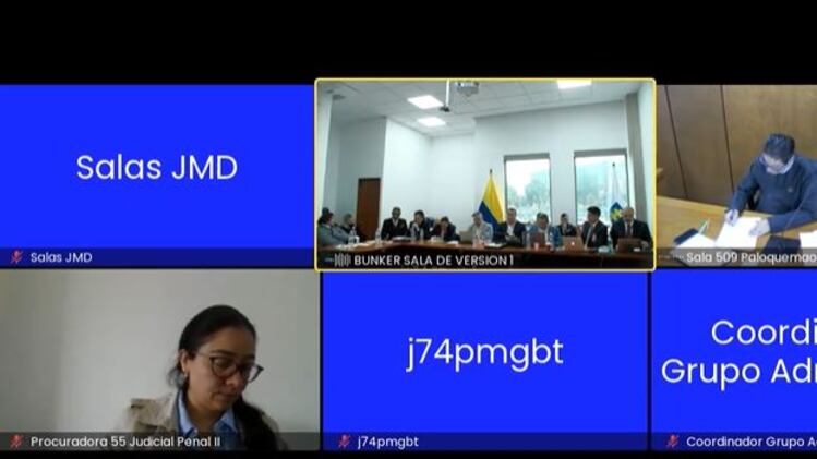 Audiencia de imputación de cargos de Nicolás Petro y Day Vásquez.