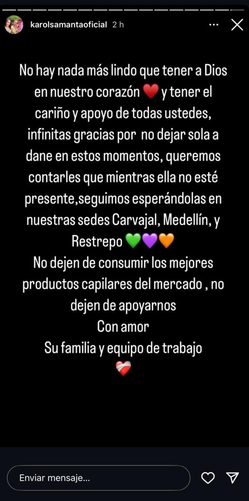 Novia de Epa Colombia habló de los negocios de la empresaria.
