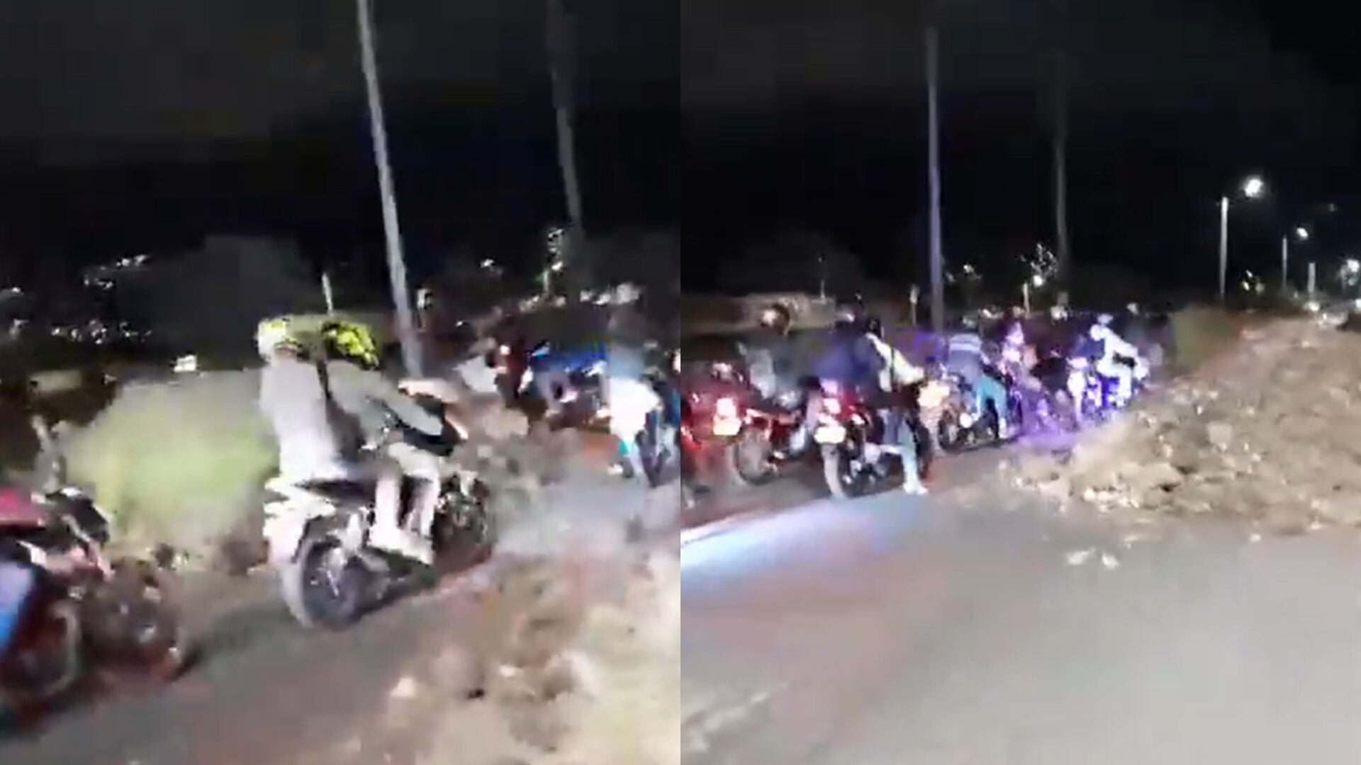 Camioneros botaron escombros en avenida Boyacá