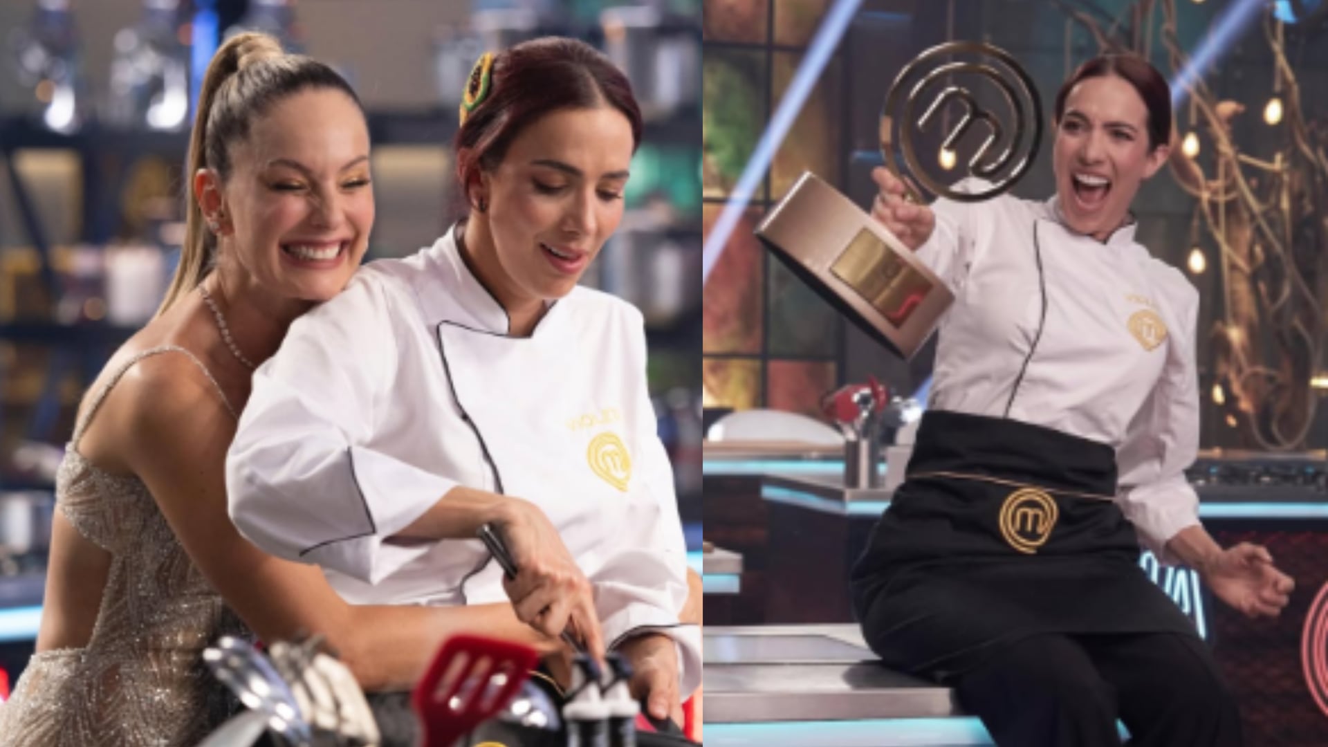 Claudia Bahamón mostró su alegría por la victoria de Violeta Bergonzy en MasterChef