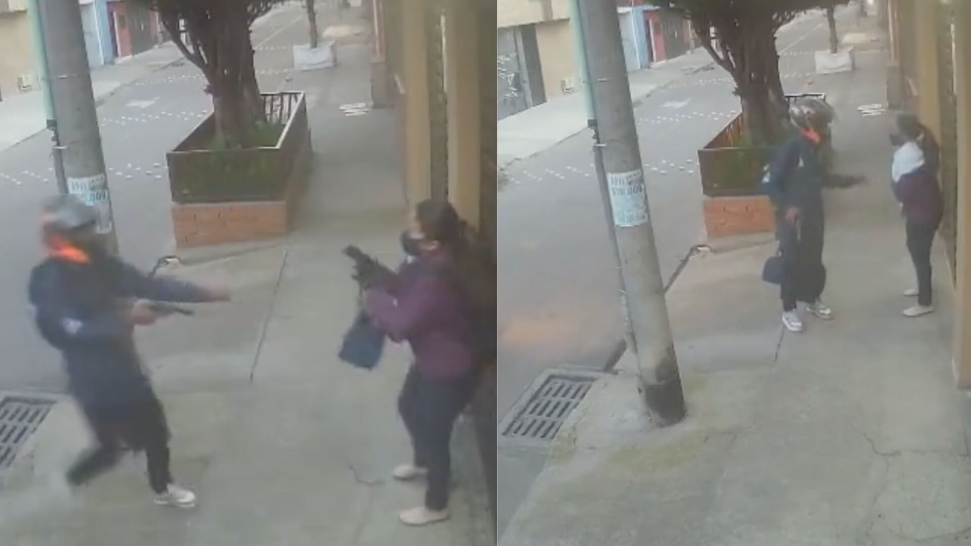 Con pistola robaron lonchera y hasta chaqueta a una mujer que salía a su trabajo en Bogotá