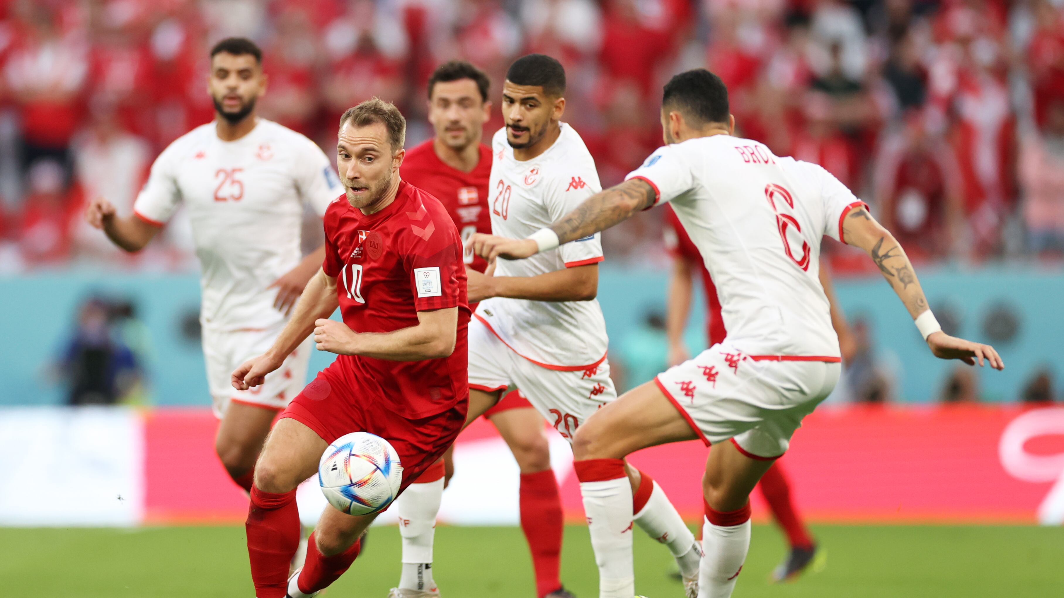 Dinamarca vs Túnez: Mundial de Qatar 2022