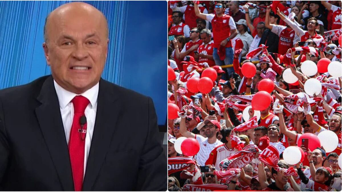 Carlos Antonio Vélez trató de lo peor a hinchas de Santa Fe por reprochar a Eduardo Méndez