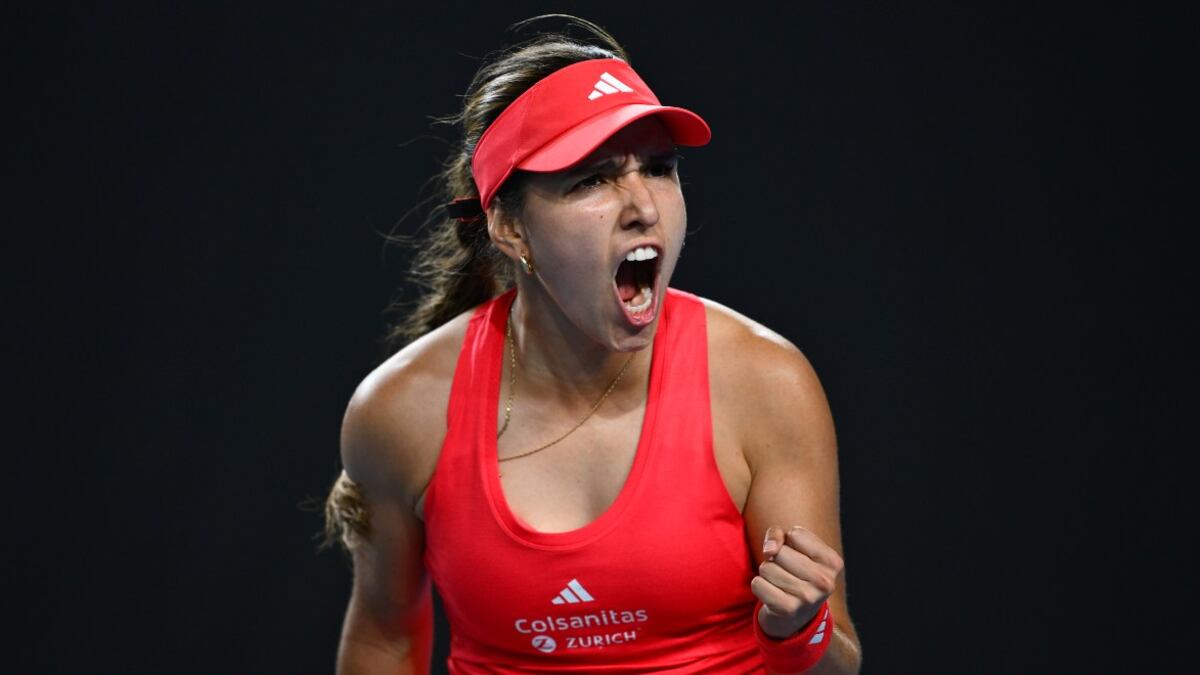 Camila Osorio debutó con imponente victoria en el Australian Open