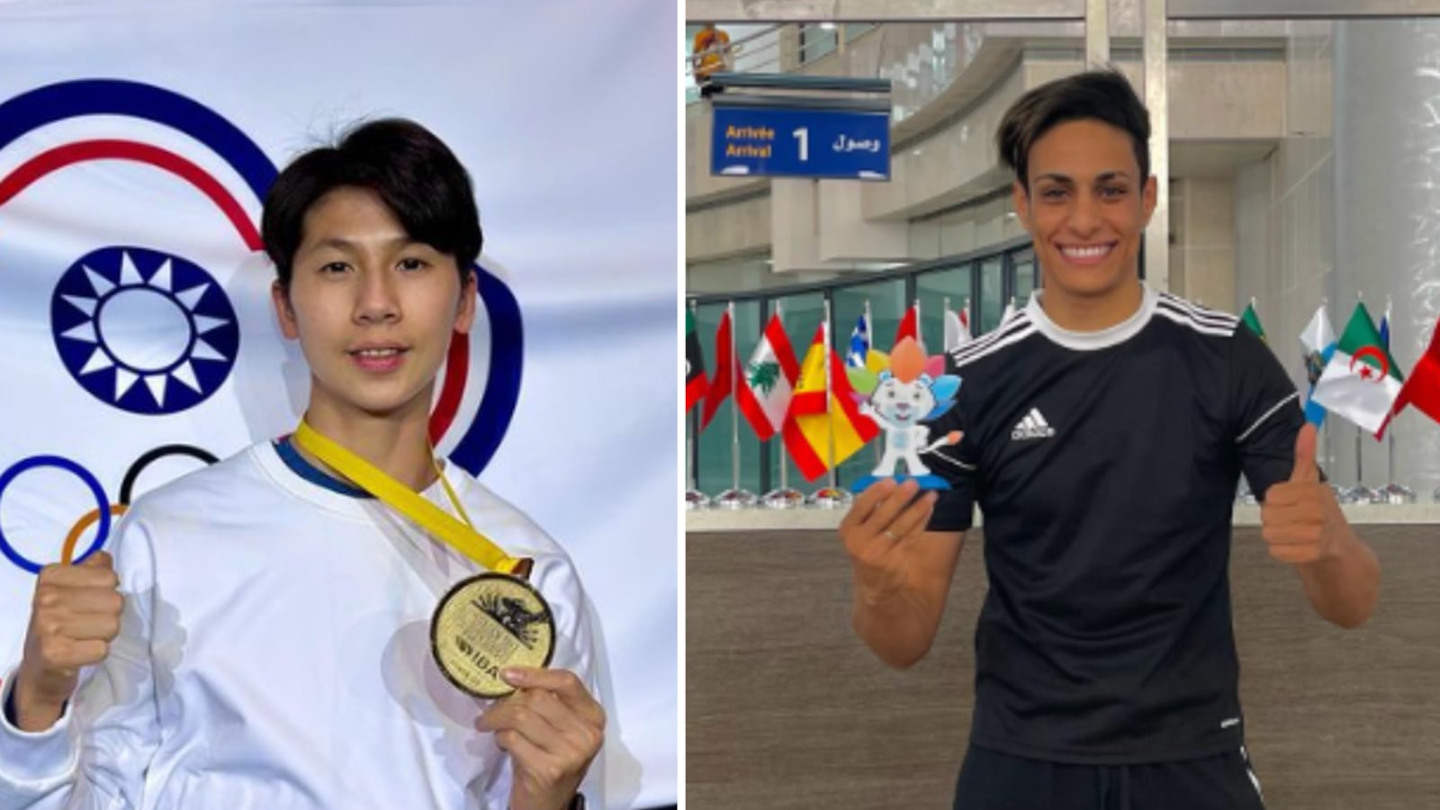 Imane Khelif y Lin Yu-Ting