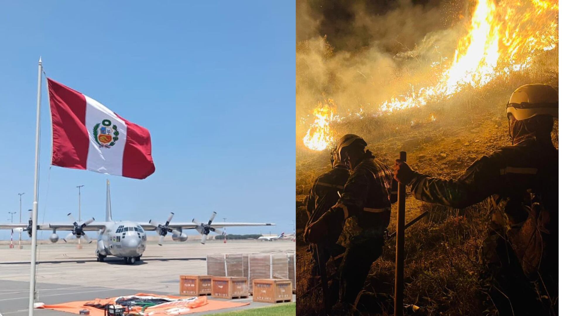 Viaja la primera ayuda internacional por incendios forestales: Perú entregó sistema que lanza agua con gran precisión