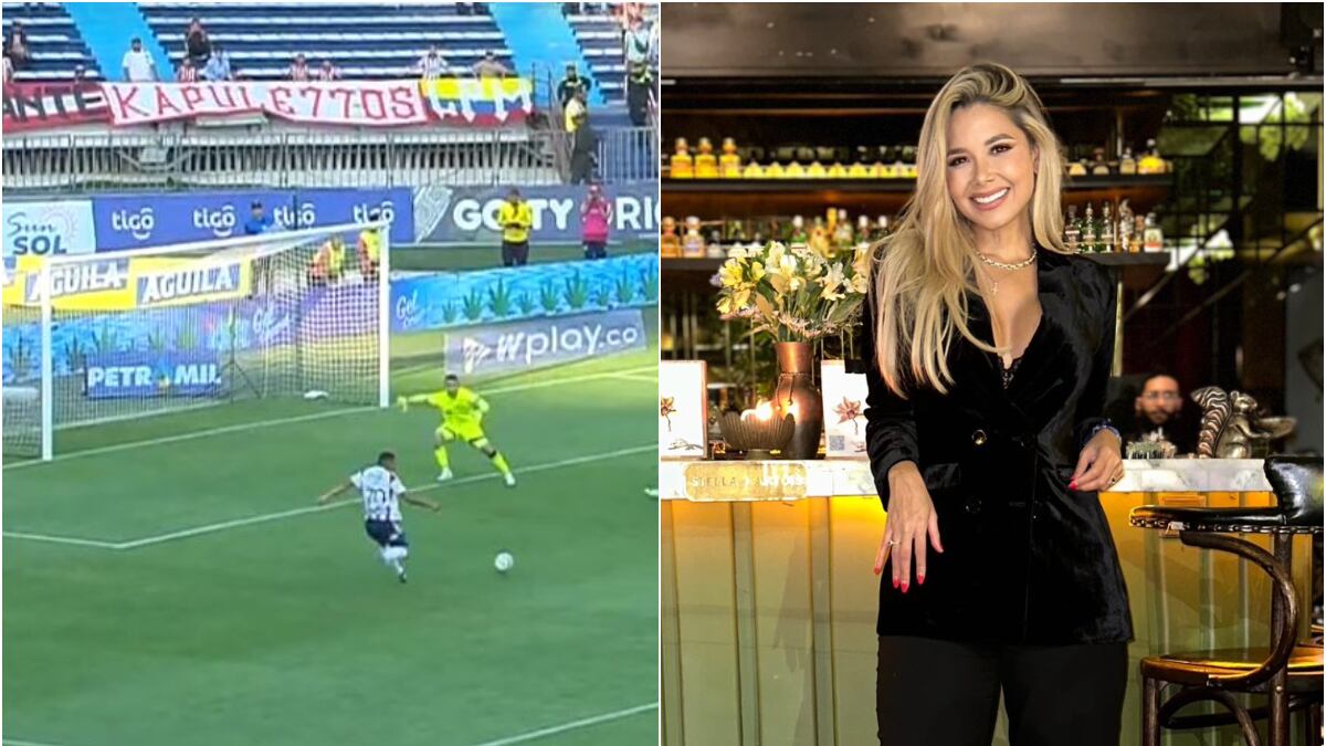 Melissa Martínez le echó su vainazo a Carlos Bacca por el gol que se devoró