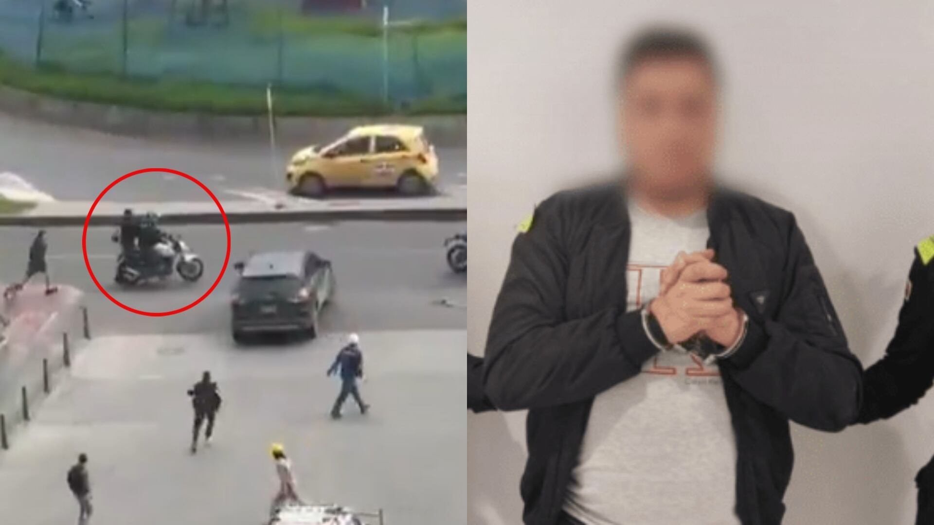 Uno de los ladrones implicados en robo en el conjunto de la Avenidas Américas fue dejado en libertad.