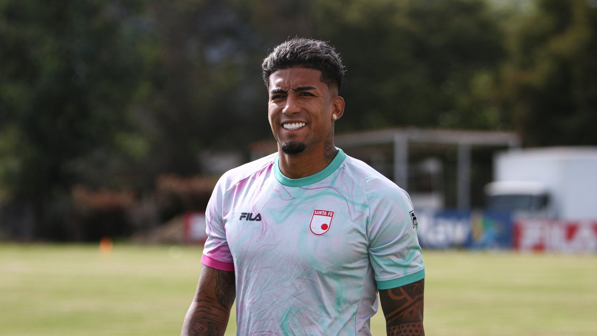 Harold Santiago Mosquera, nuevo futbolista de Santa Fe, no se olvidó de Millonarios