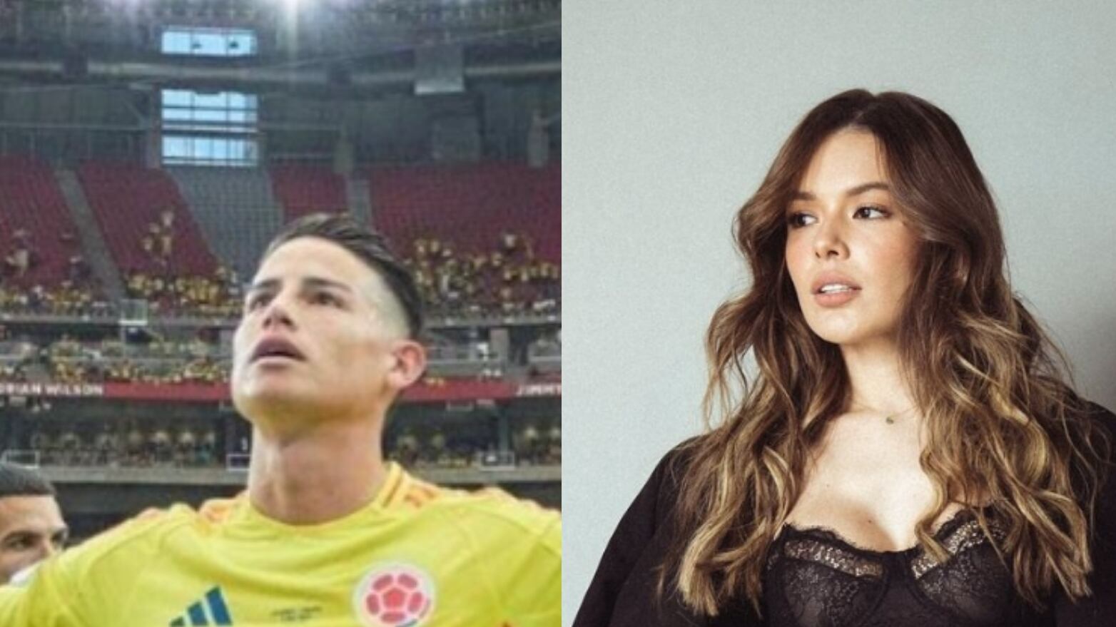 Ella sería la joven novia de James Rodríguez que se dejó ver en la Copa América junto a su hijo Samuel