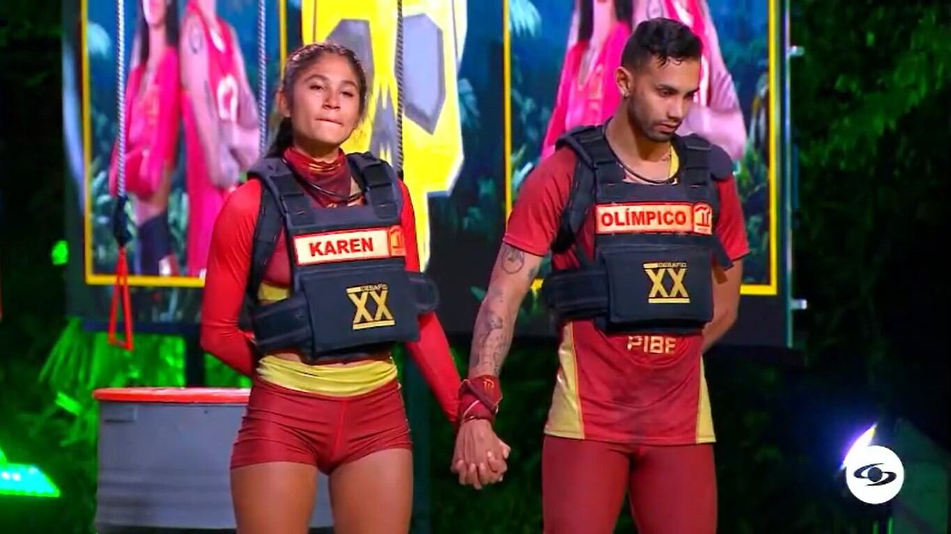 Olímpico y Karen no pudieron completar la definición y son los terceros eliminados del ciclo dorado del 'Desafío XX'.
