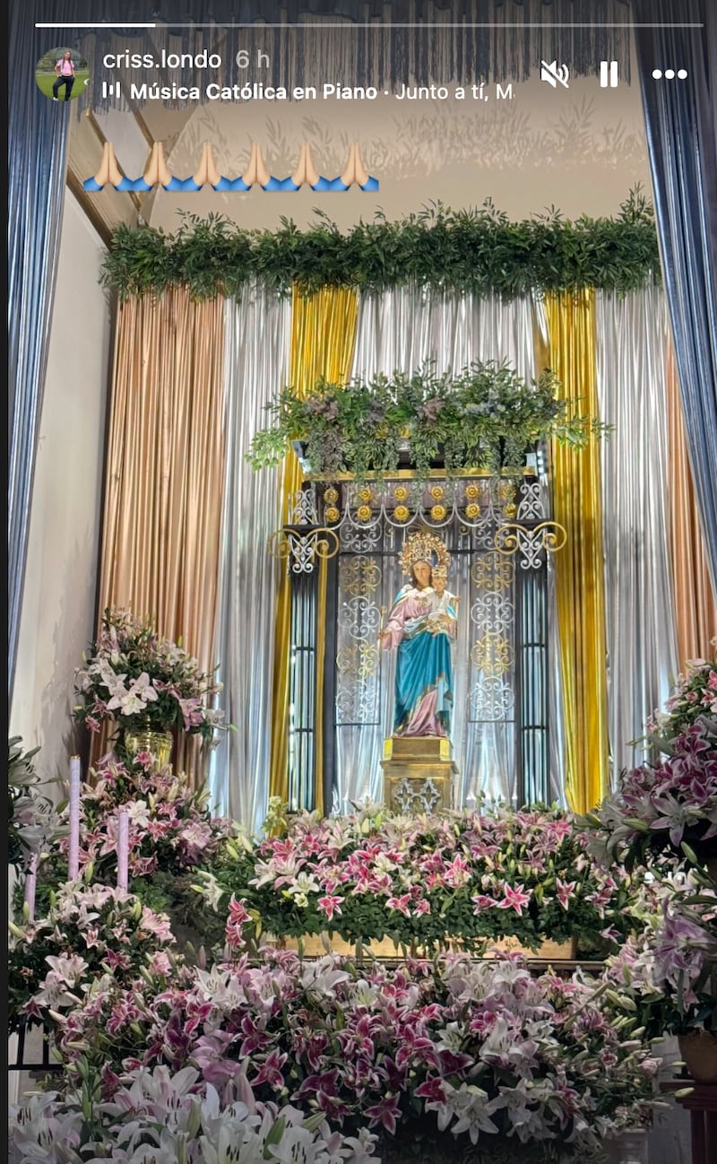Mamá de Blessd mostró al santo al que encomendó a su hijo para que no fuera a la cárcel