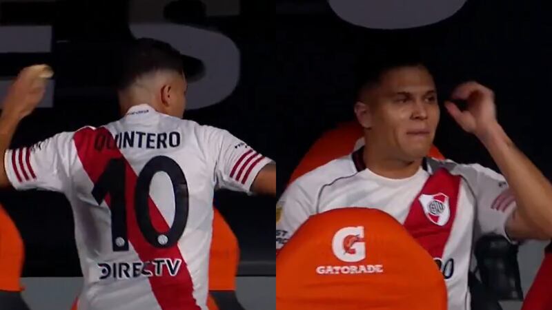“Siempre la misma mier**”, Juan Fernando Quintero furioso tras ser cambiado en pleno partido