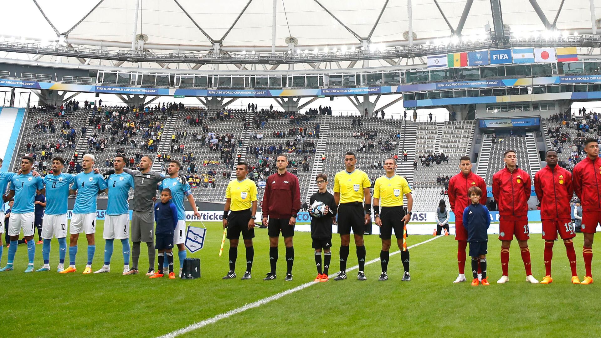 Hinchas de Colombia y de Israel se pelearon durante el partido del Mundial Sub-20