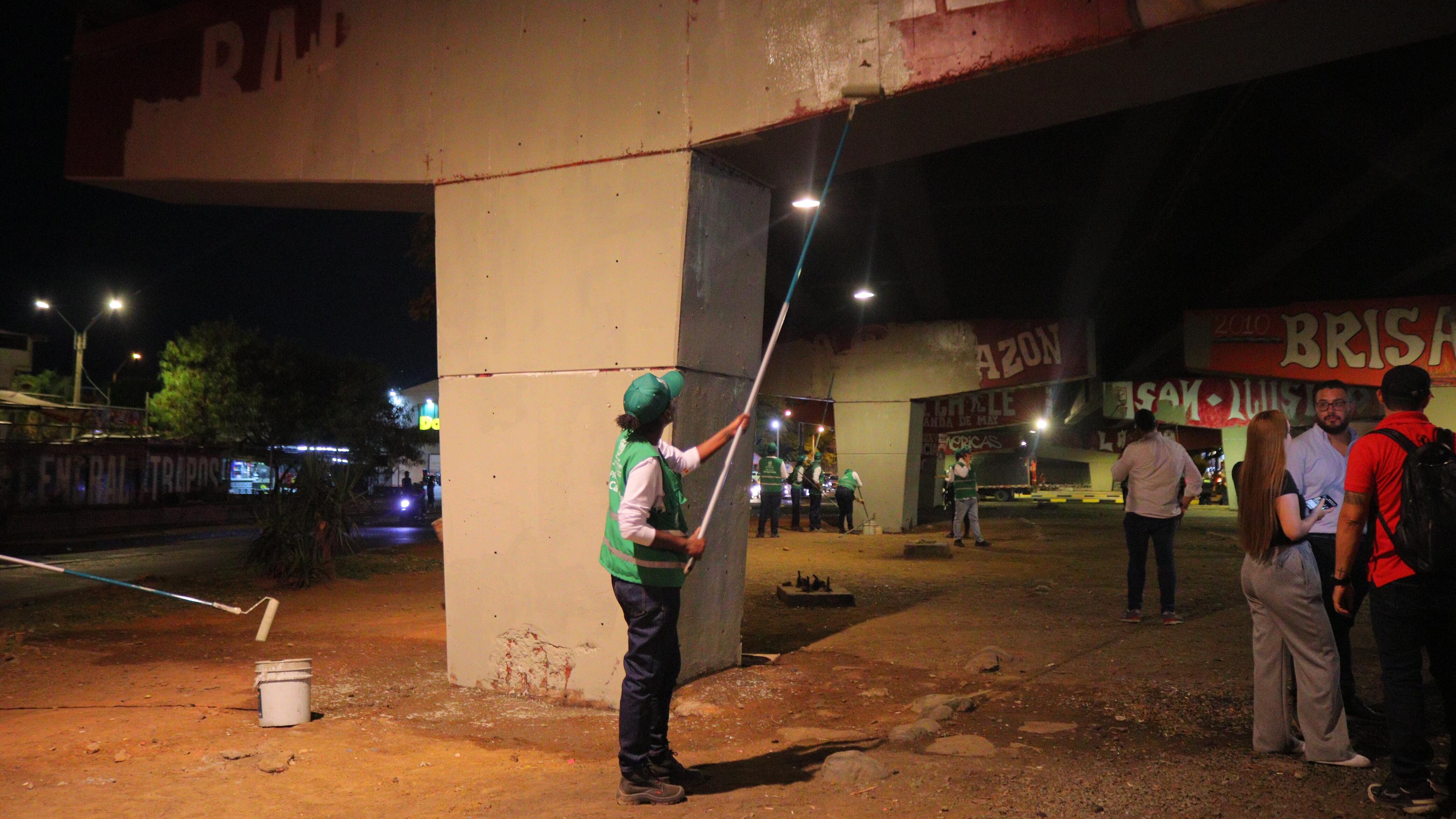 Puente Villa Diablo fue intervenido por la Alcaldía de Cali