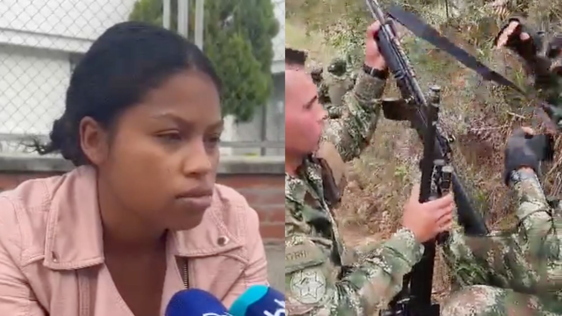 Marly Mosquera, mamá de niña que murió por bala perdida en Huila