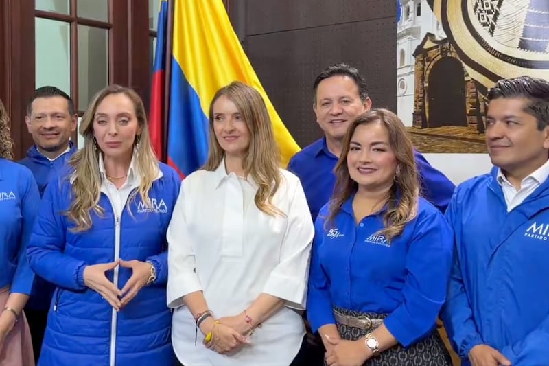 Movida política: Partido MIRA se adhiere a la campaña presidencial de Paloma Valencia