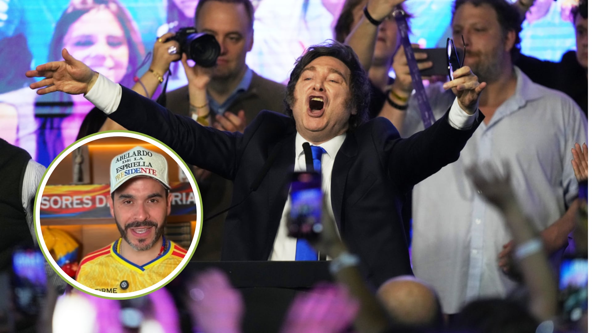 “El león y el tigre rugen en Latinoamérica”: Milei felicitó a De la Espriella por su victoria en Colombia