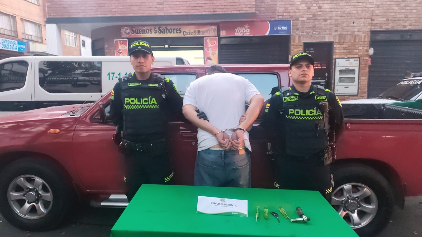 Captura de alias 'Llave Maestra', uno de los ladrones de carros más buscados en Bogotá.