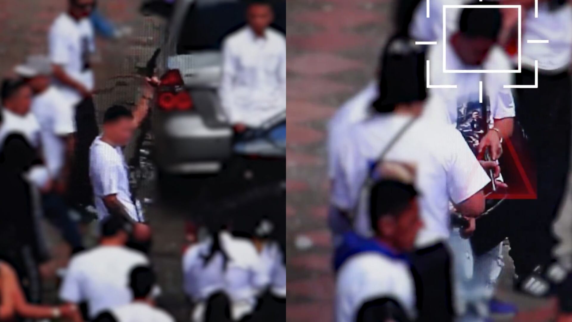 Captura de un hombre que disparó al aire en medio de un funeral.