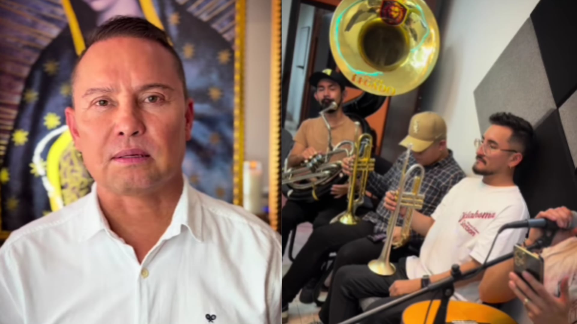 Giovanny Ayala mostró canción para liberación de su hijo secuestrado